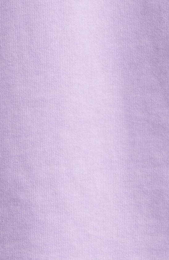 Shop Erl Oversize Surf Patch Long Sleeve Mock Neck T-shirt In Purple