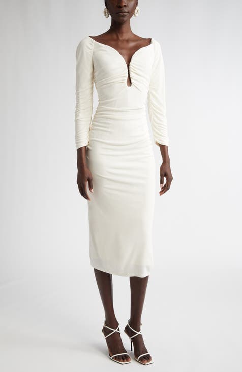 Dress the population order white Nellie dress XXS