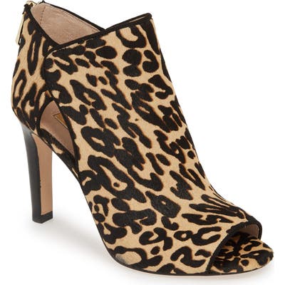 Louise Et Cie Ilsabelle Open Toe Bootie- Brown