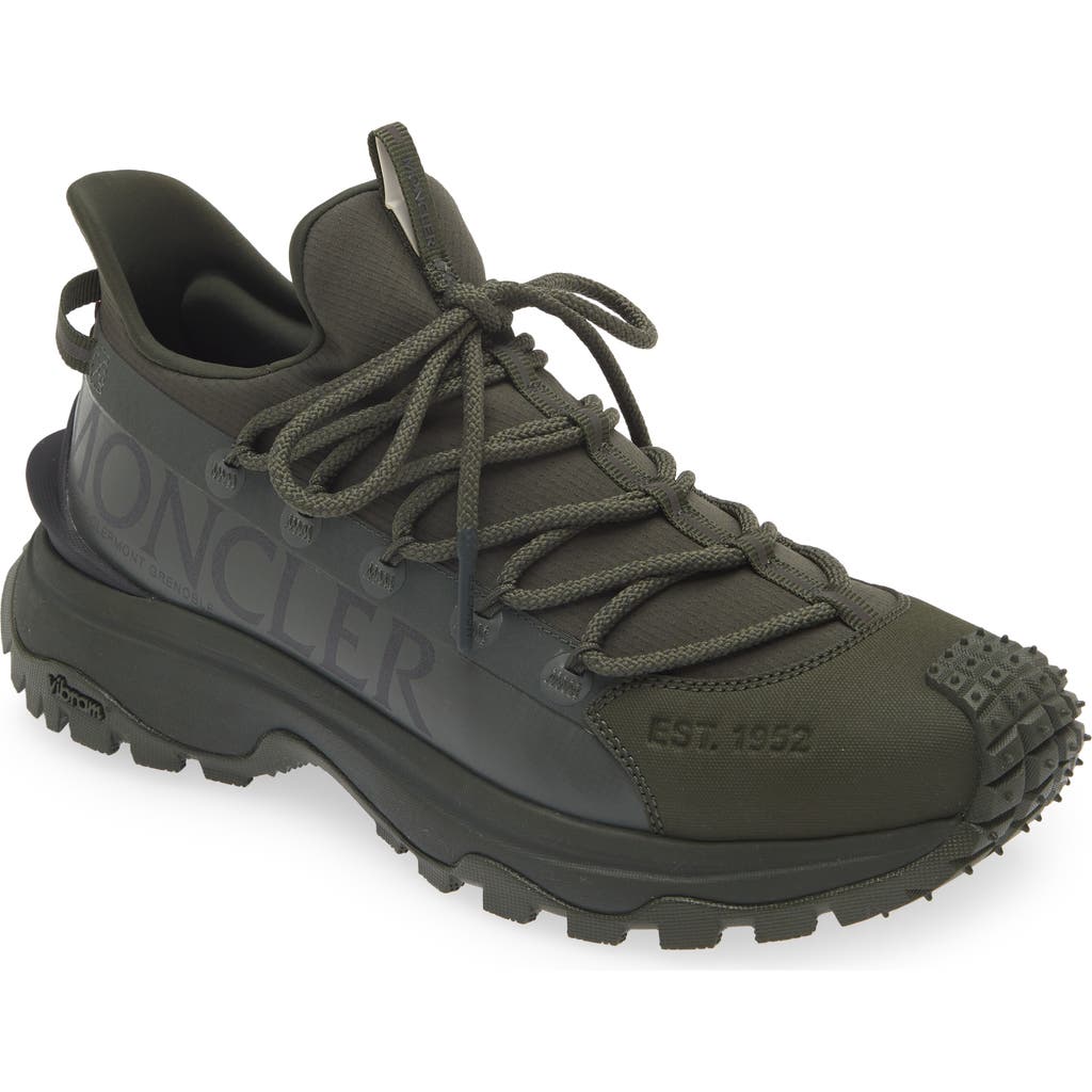 Moncler Trailgrip Lite 2 Hiking Sneaker In Dark Ripe Olive