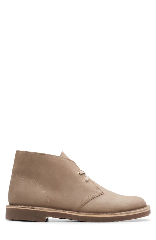 Clarks Buchacre 2 In Beige Suede In Taupe Distressed