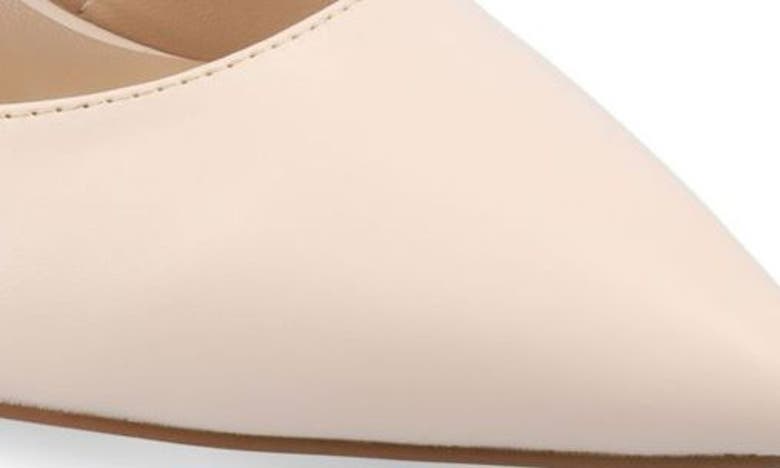 Shop Journee Collection Scarlett Pointed Toe Pump In Blush