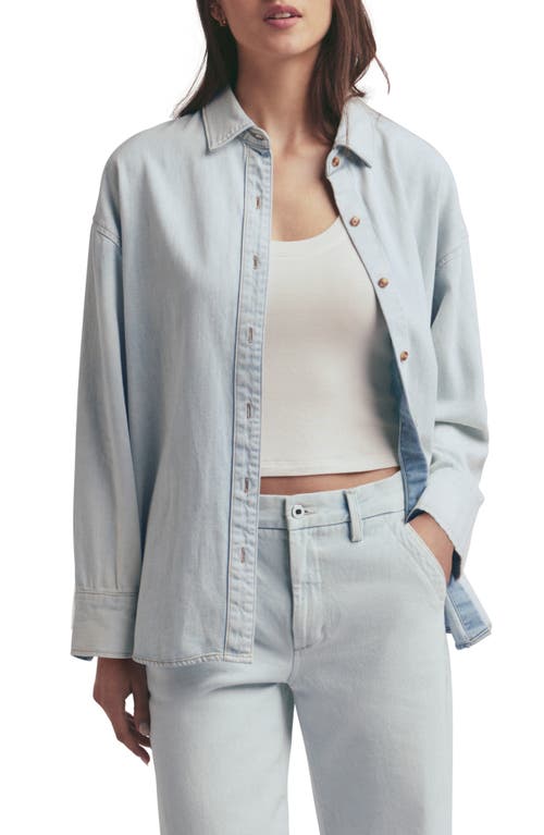Favorite Daughter Long Sleeve Cotton Denim Button-Up Shirt Sierra at Nordstrom,
