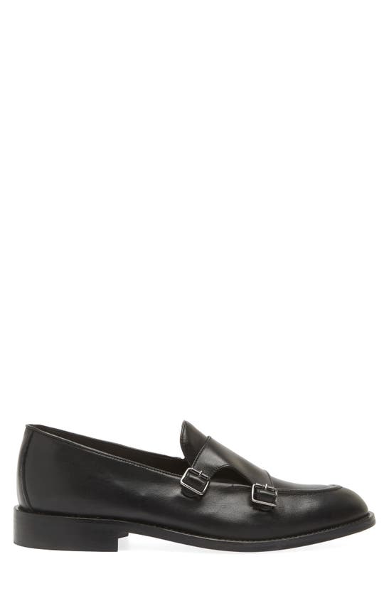 Shop Bruno Magli Blake Monk Strap Shoe In Black