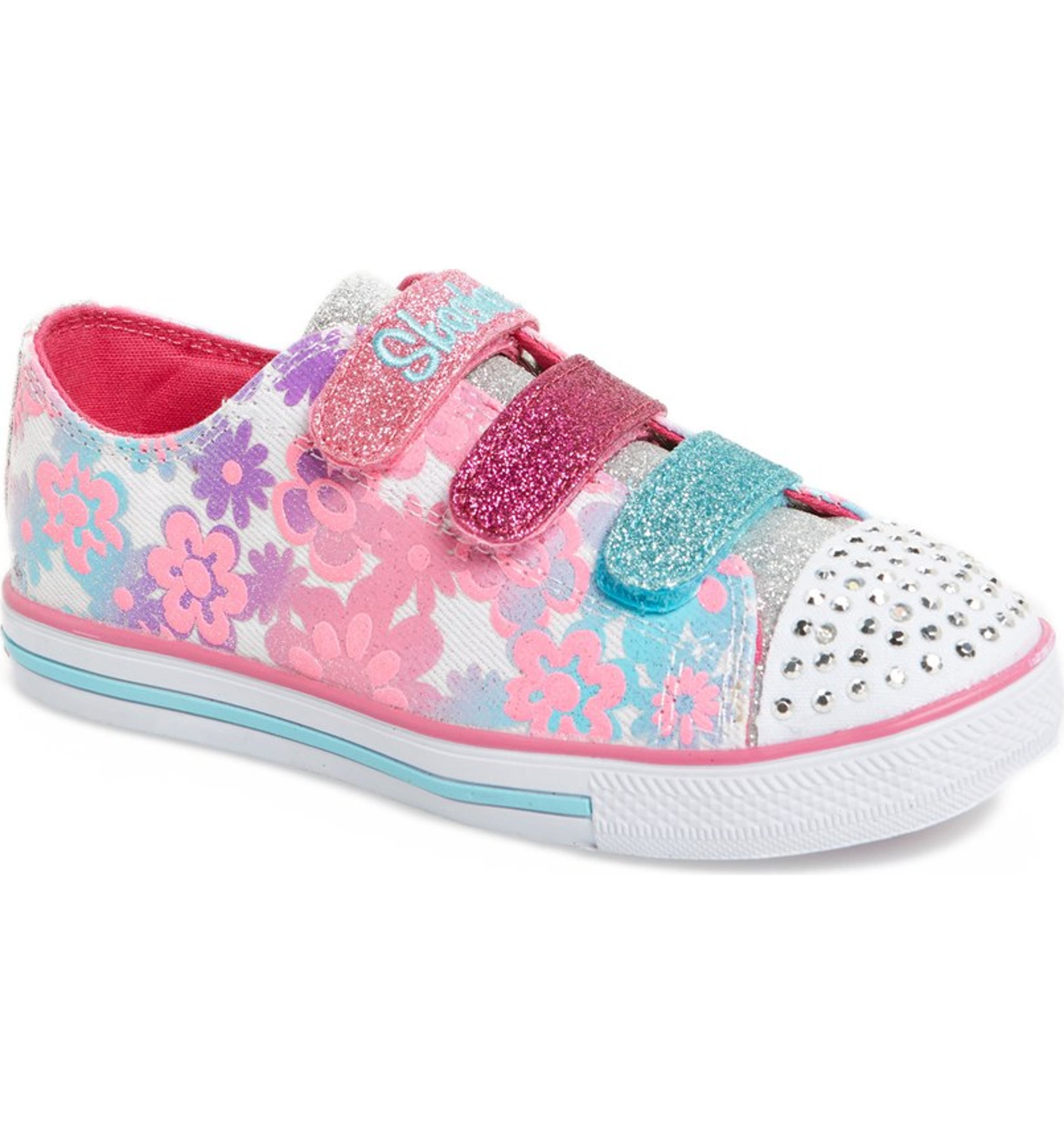 SKECHERS 'Twinkle Toes - Chit Chat' Light-Up Sneaker (Toddler & Little Kid) | Nordstrom