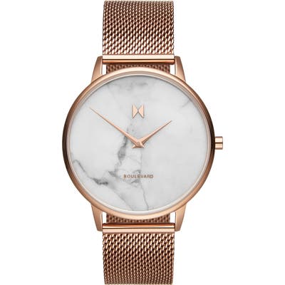 Mvmt Boulevard Mesh Strap Watch,
