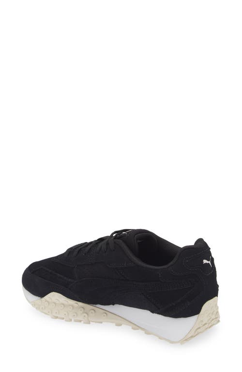Puma Blacktop Rider Sneaker In  Black-alpine Snow