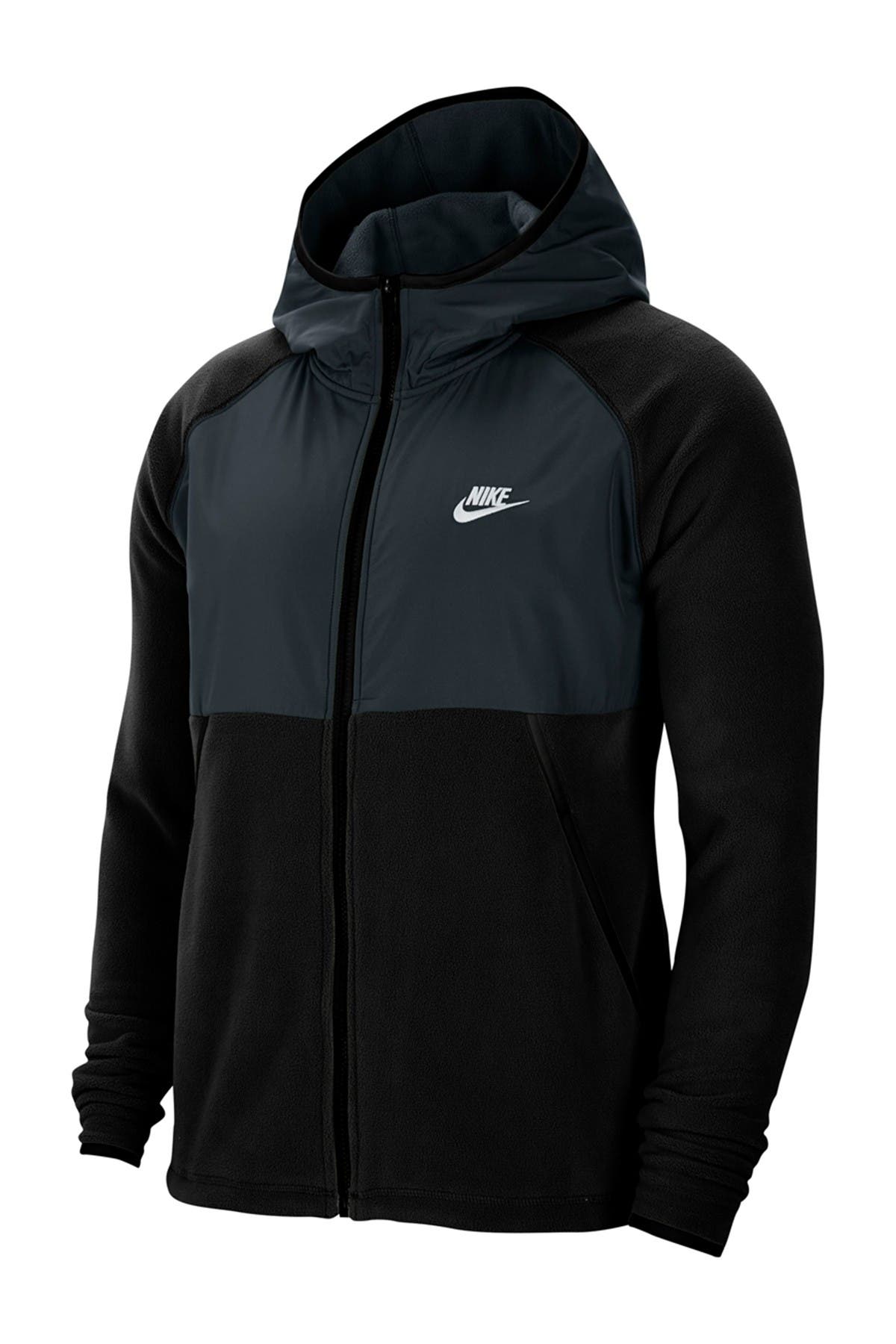 nike front zip hoodie