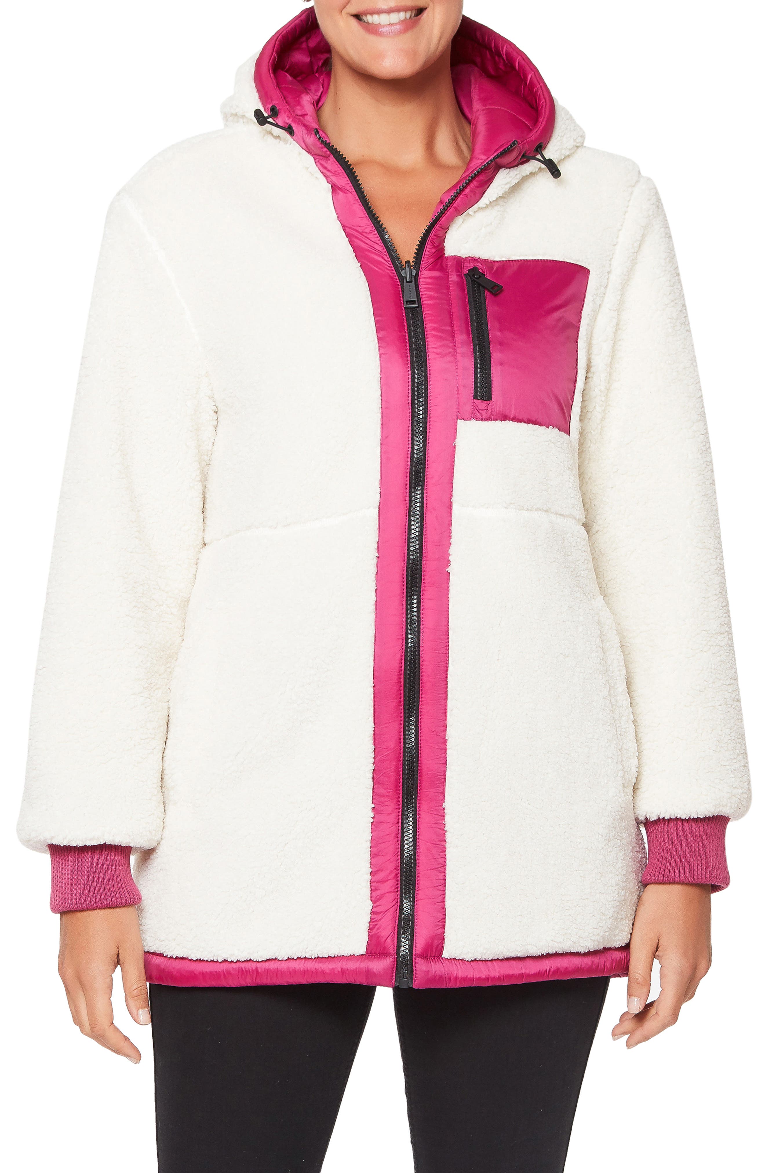 reversible fleece jacket