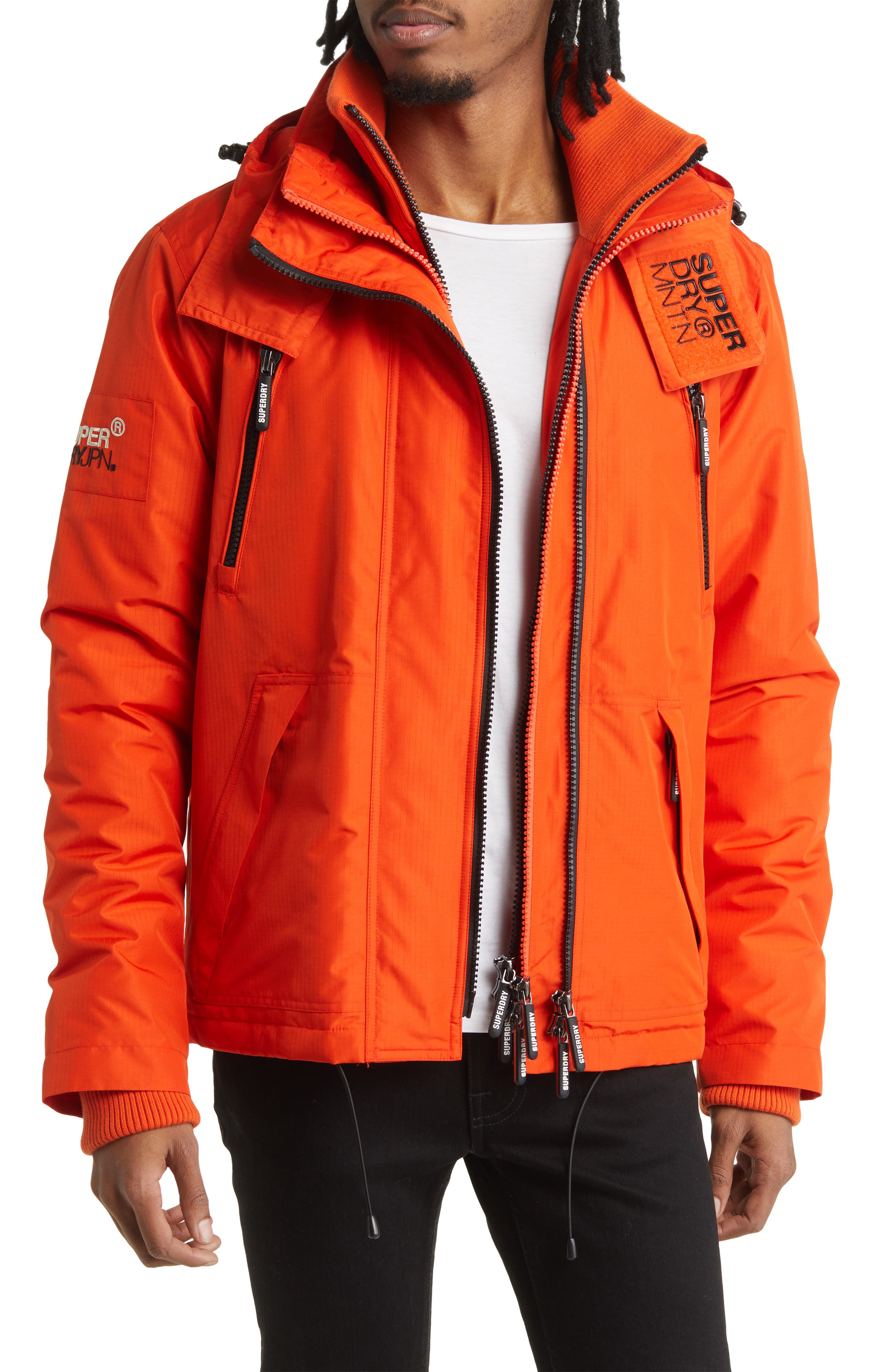 Superdry Mountain Windcheater Water Resistant Jacket in Pumpkin | Smart Closet