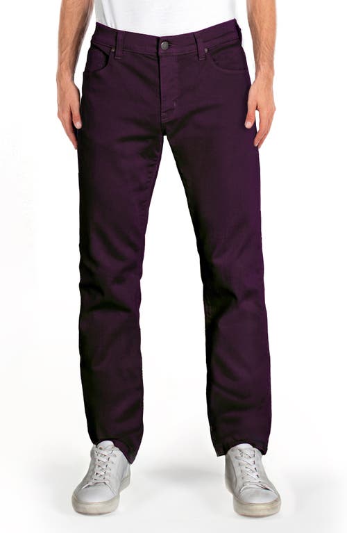 Shop Fidelity Denim Jimmy Slim Straight Leg Jeans In Fall Berry