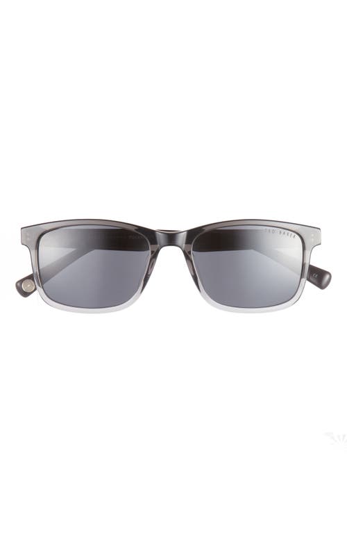 Shop Ted Baker London 54mm Polarized Square Sunglasses In Grey
