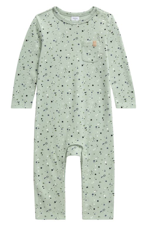 NORDSTROM NORDSTROM PRINT COTTON POCKET ROMPER 