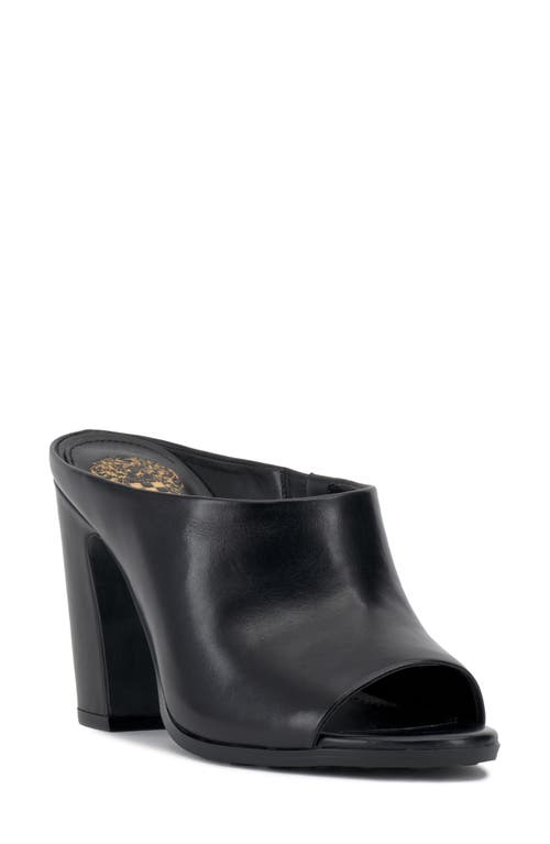 Shop Vince Camuto Brianda Open Toe Mule In Black