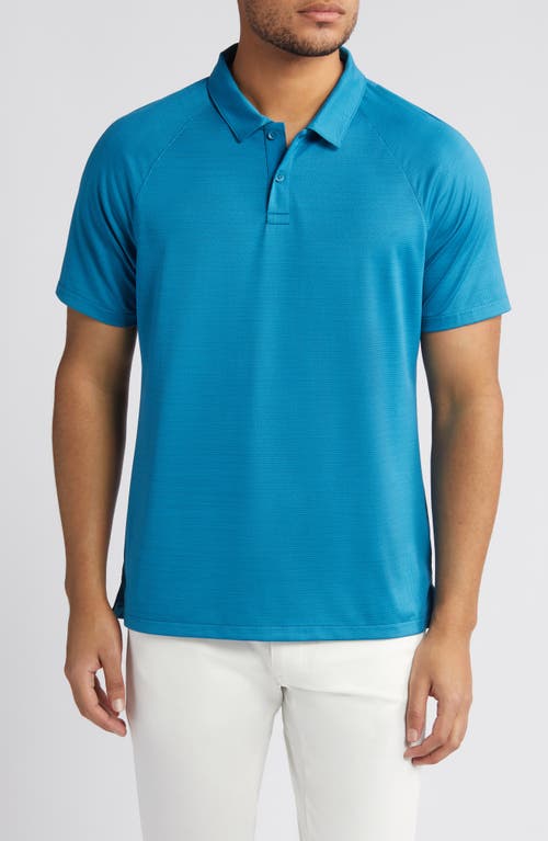 Zella Chip Performance Golf Polo In Teal Seagate