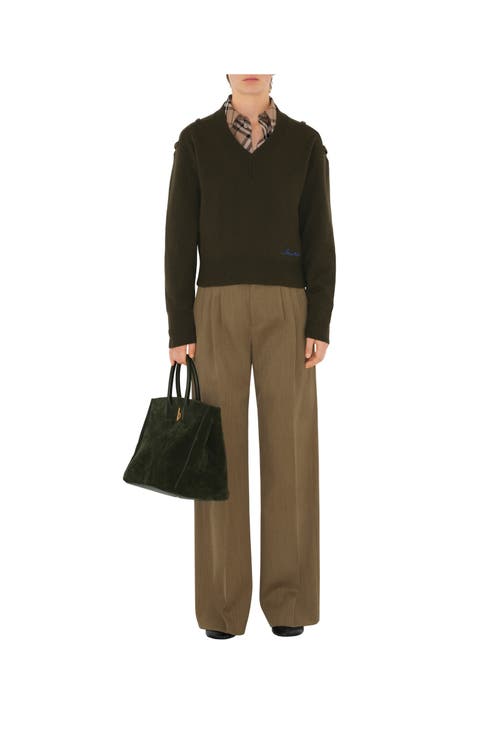 Shop Burberry Cashmere Sweater In Snug