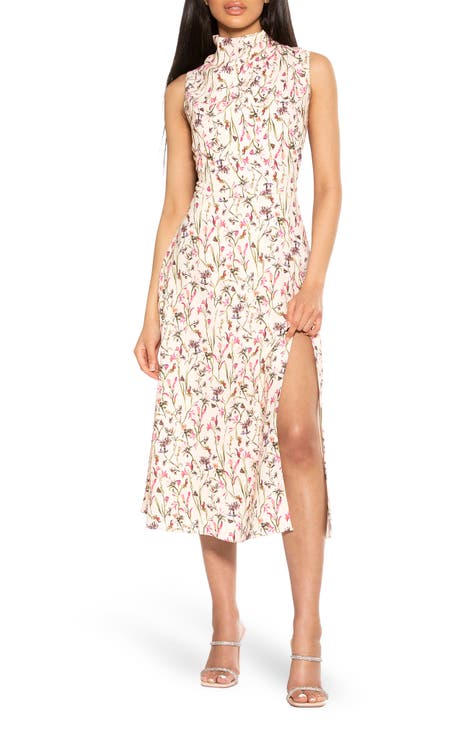 Beige Midi Dresses for Women | Nordstrom Rack