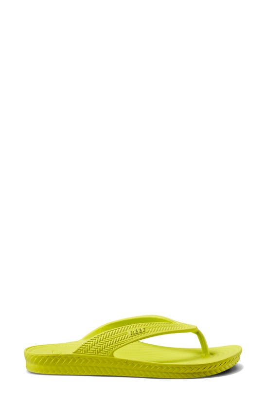 Shop Reef Water Court Flip Flop In Lime