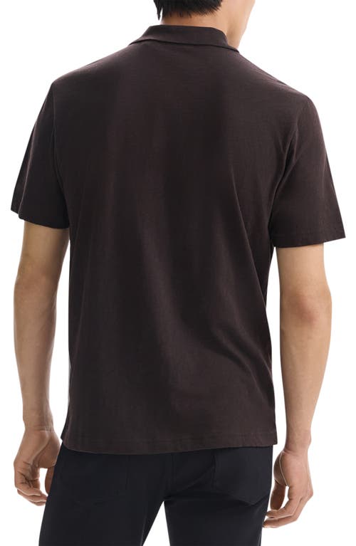 Theory Bron D In Cosmos Polo Hickory In Hickory - Spf