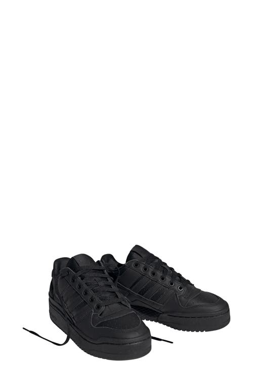 Adidas Originals Adidas Forum Bold 3-stripes Basketball Sneaker In Black/black/white