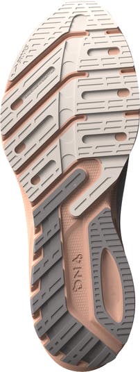 BROOKS LAUNCH 10 WOMENS GREY CRYSTAL GREY PEACH