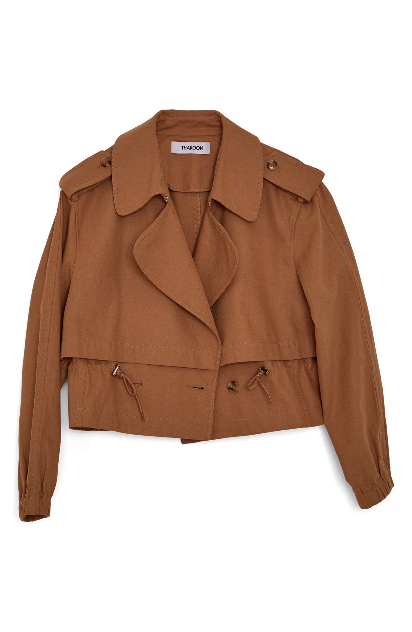 leather camel coat