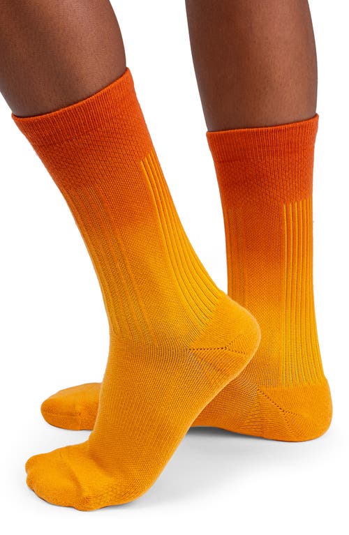 Shop On All-day Calf Socks In Mango/spice