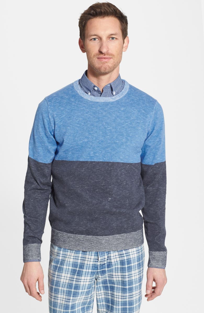 Grayers 'Onlan' Colorblock Trim Fit Crewneck Sweater | Nordstrom