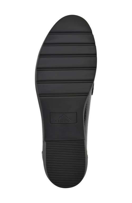 Cliffs By White Mountain Galeena Buckle Kiltie Loafer In Black Patent