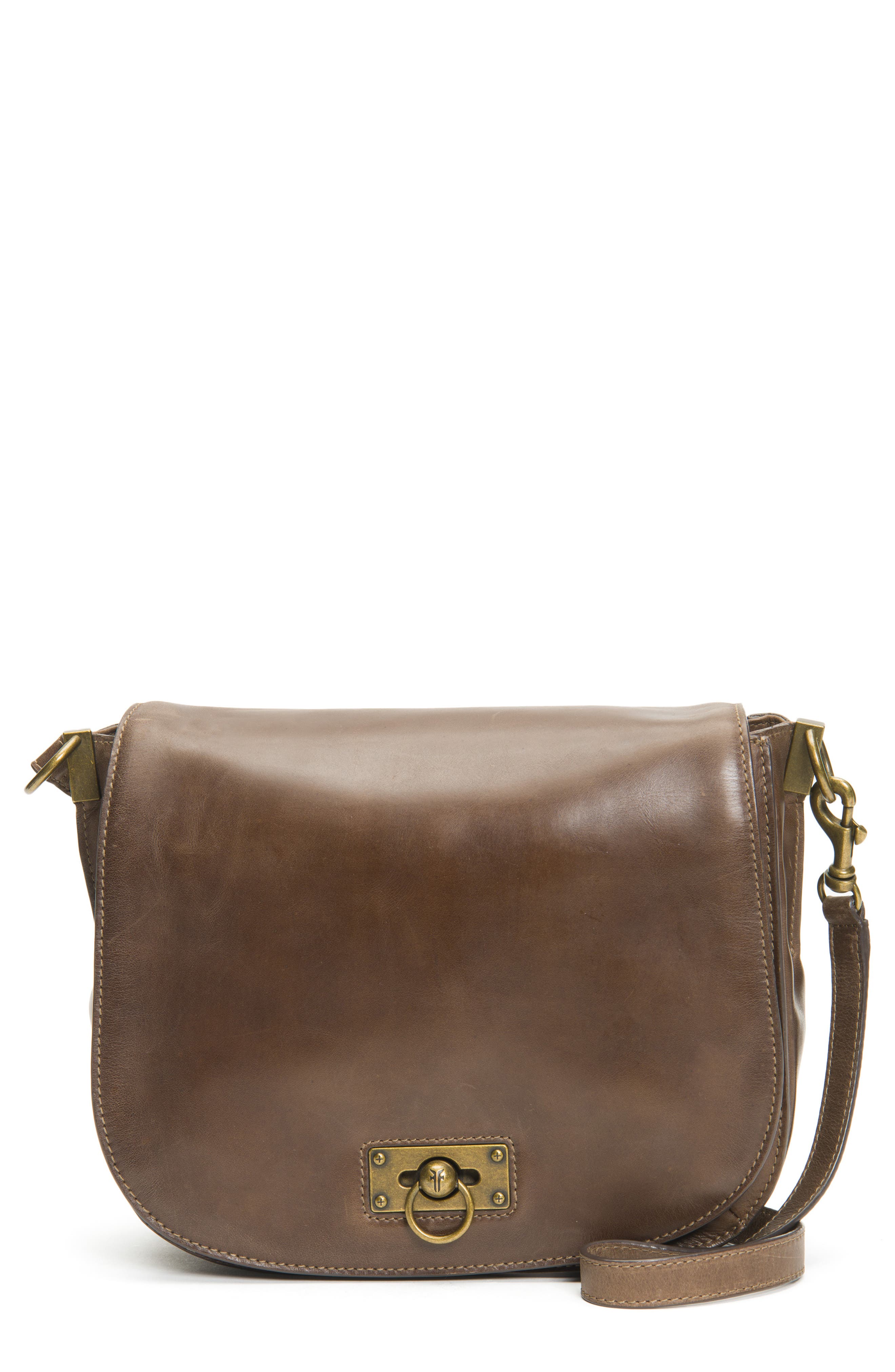 UPC 722947864704 product image for Frye Farrah Leather Saddle Bag in Dark Brown at Nordstrom | upcitemdb.com
