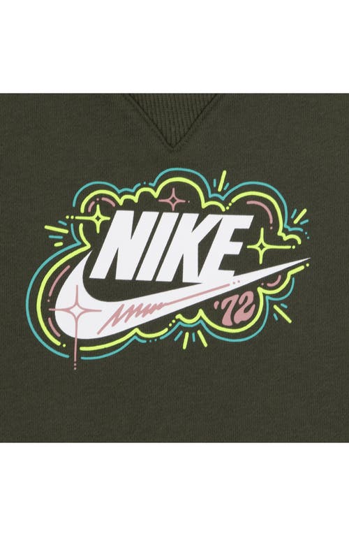 Nike Icon Graphic Romper In Cargo Khaki