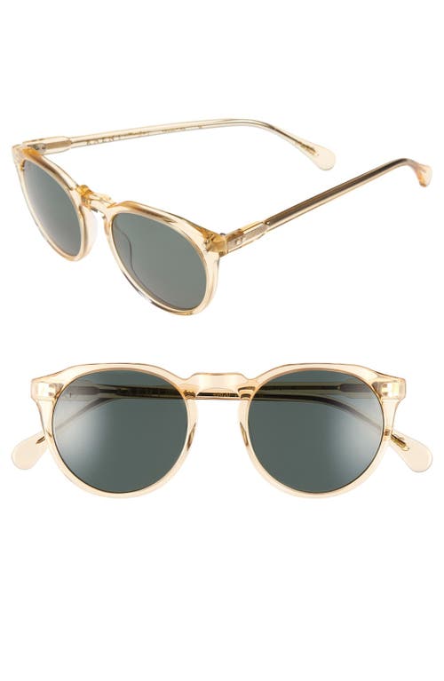 RAEN Remmy 49mm Polarized Sunglasses in Champagne Crystal at Nordstrom