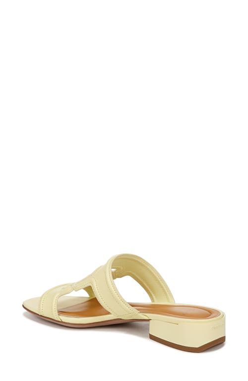 Sarto By Franco Sarto Marina Slide Sandal In Yellow