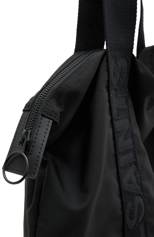 Allsaints Afan Recycled Nylon Tote Bag In Black