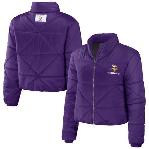Women’s Padded Winter Jacket – MT 100 Purple