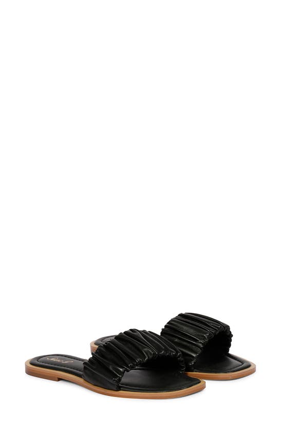 Shop Saint G Venciza Slide Sandal In Black