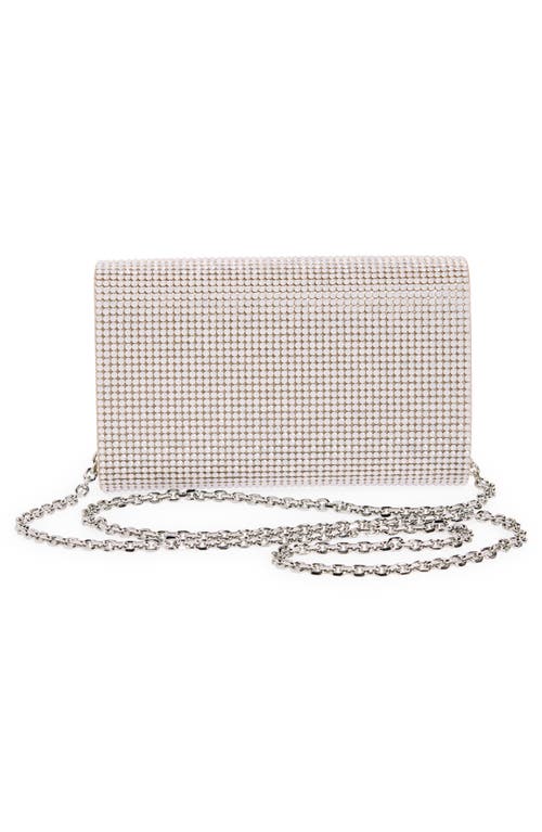 Judith Leiber Couture Fizzy Beaded Clutch In Silver/golden/opal