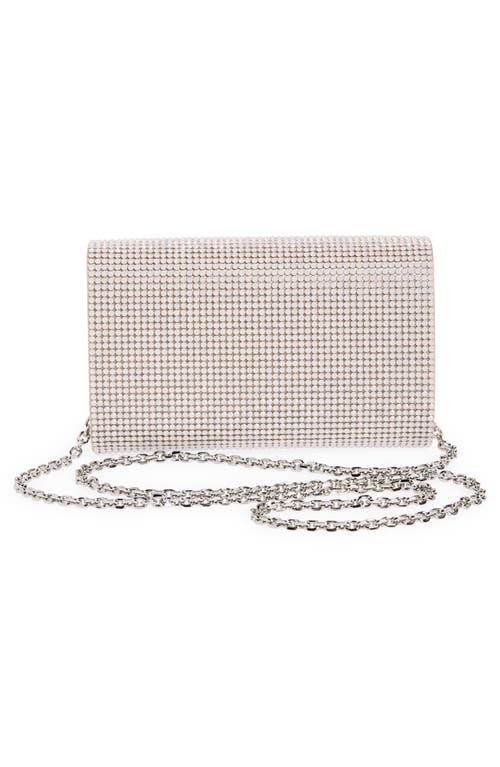 Shop Judith Leiber Couture Fizzy Beaded Clutch In Silver/golden/opal