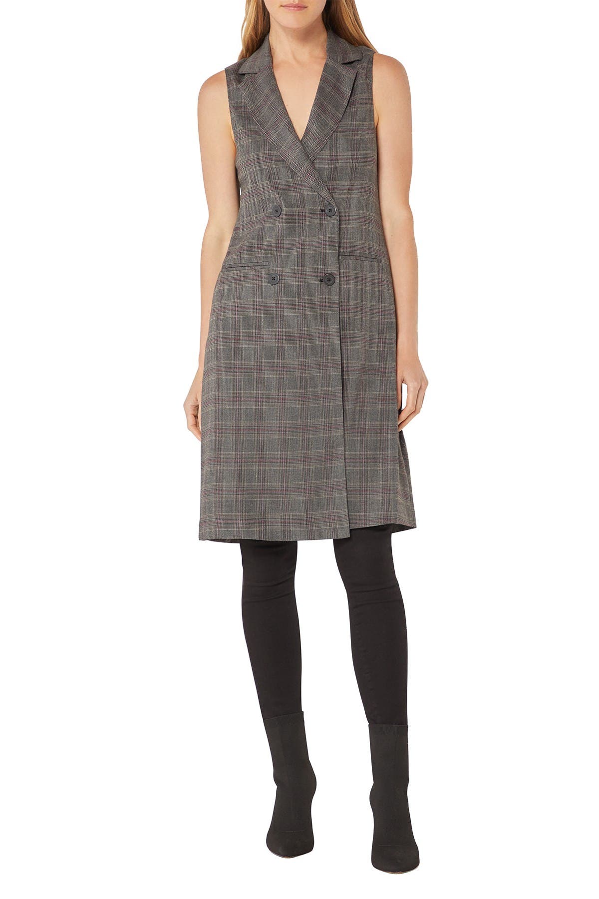 bcbg plaid dress