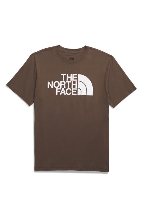 Shop The North Face Half Dome Logo Graphic T-shirt In Smokey Brown