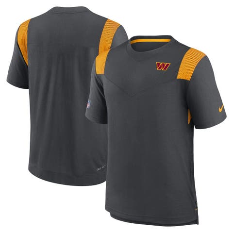 Men's Nike Charcoal Washington Commanders Sideline Tonal Logo Performance Player T-Shirt
