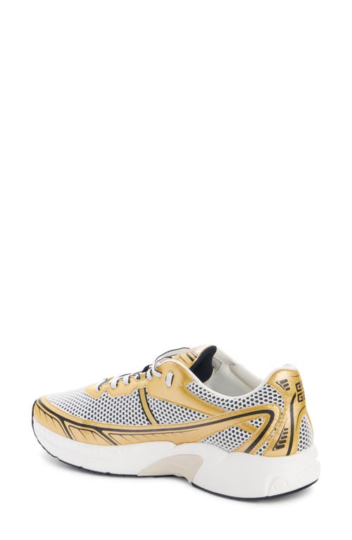 Shop Givenchy Nfnty-52 Low Top Sneaker In Golden/white