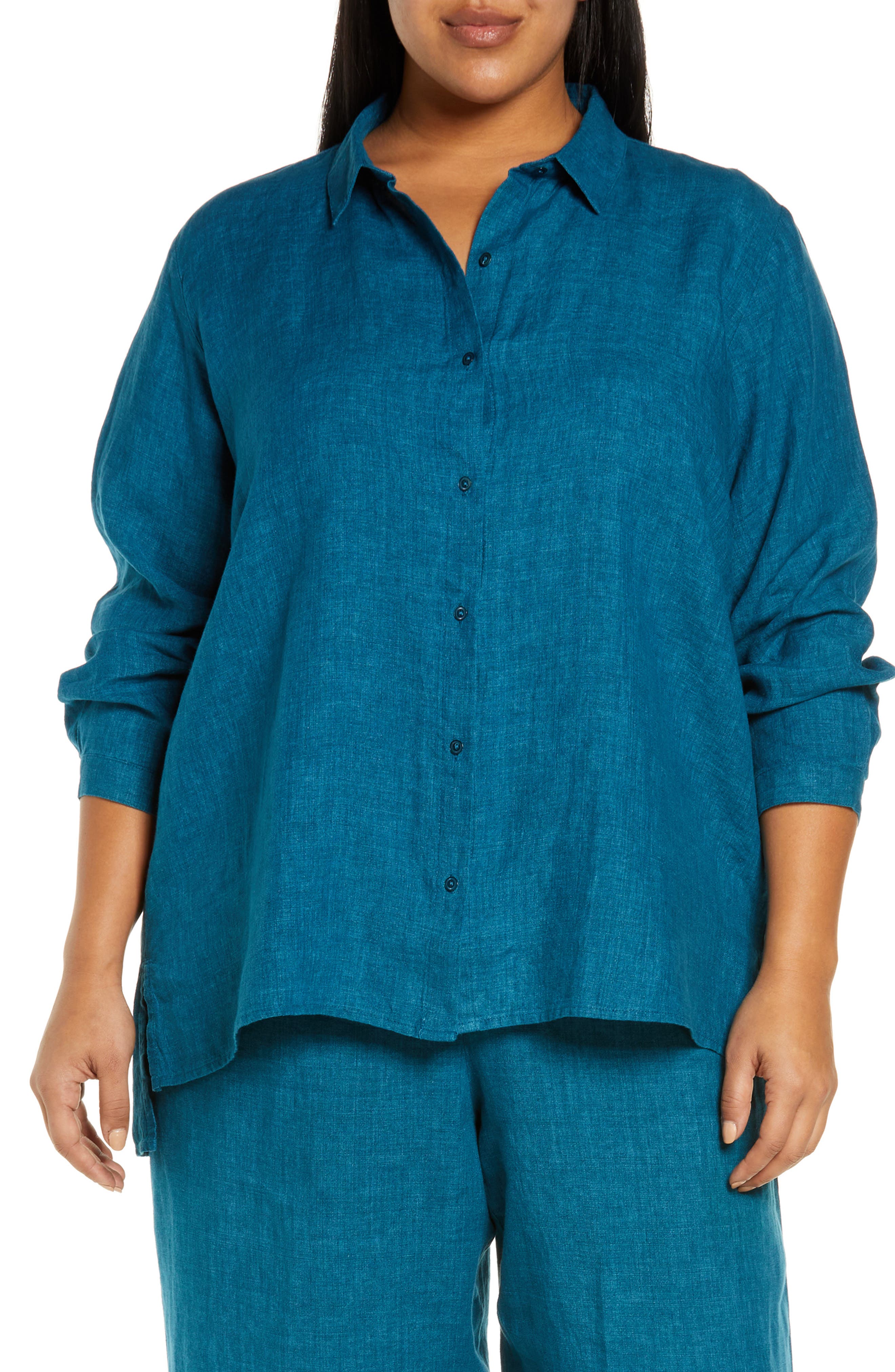Eileen Fisher Classic Collar Organic 