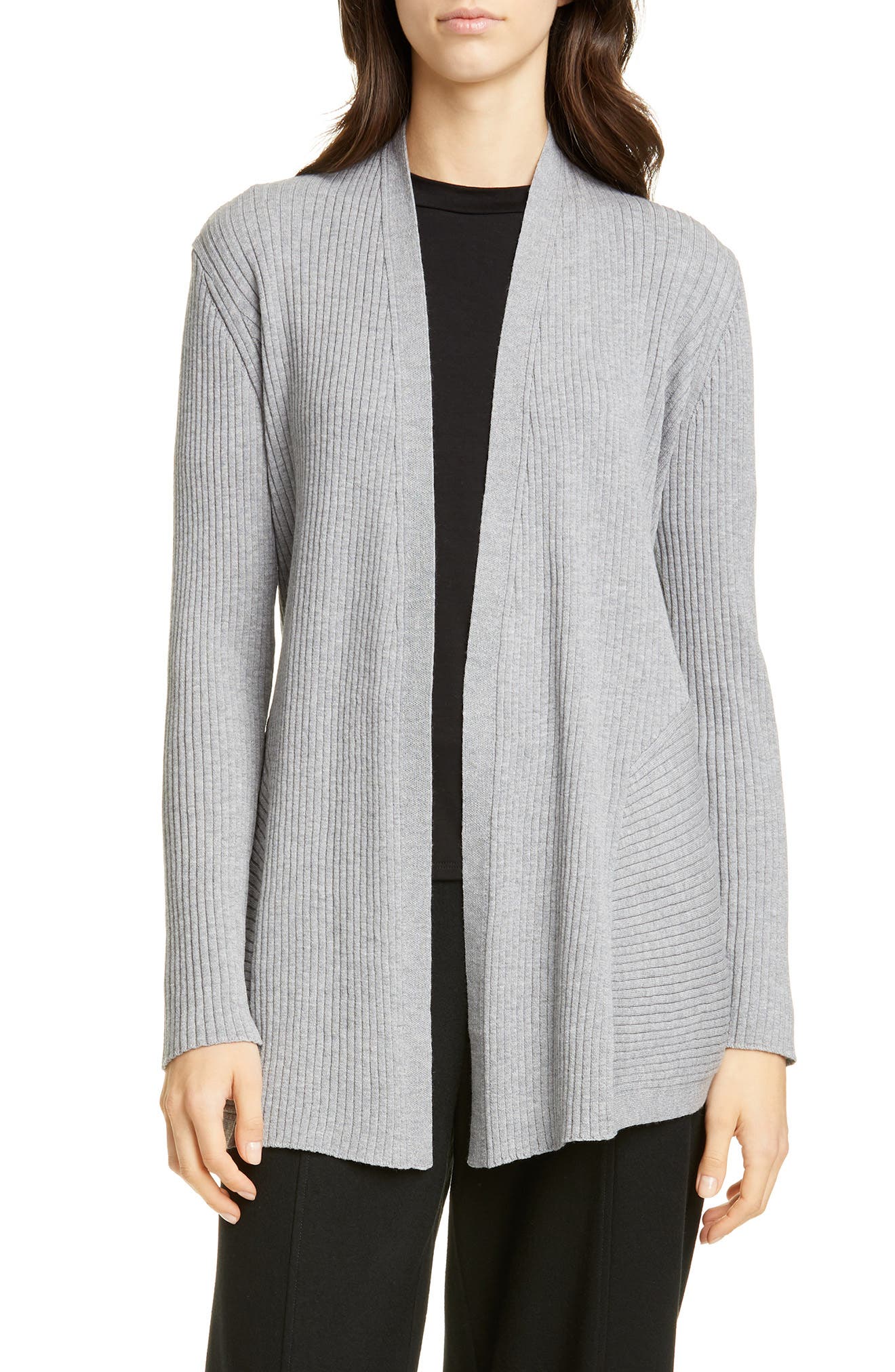 eileen fisher gray cardigan