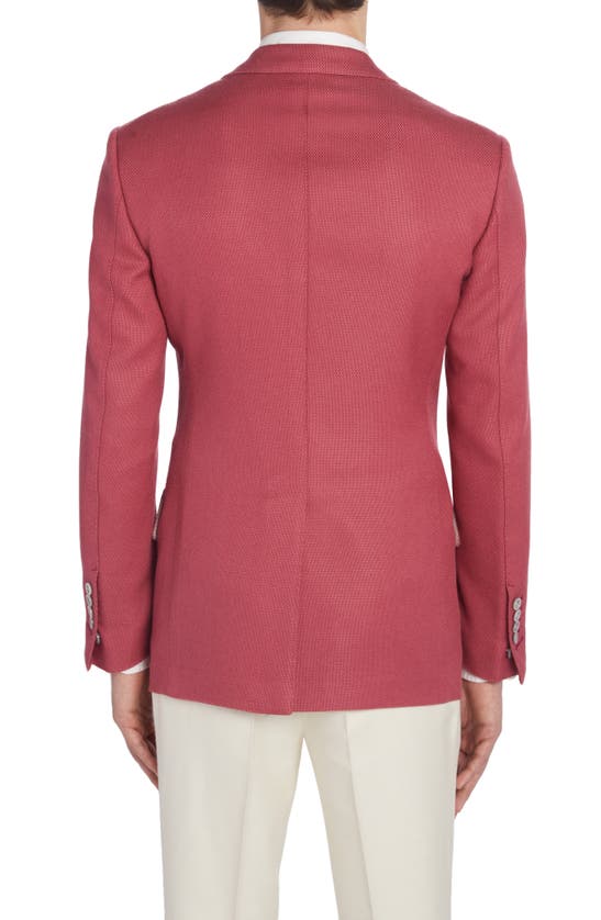 Shop Tom Ford Atticus Grand Wool Blend Hopsack Sport Coat In Pink Camelia