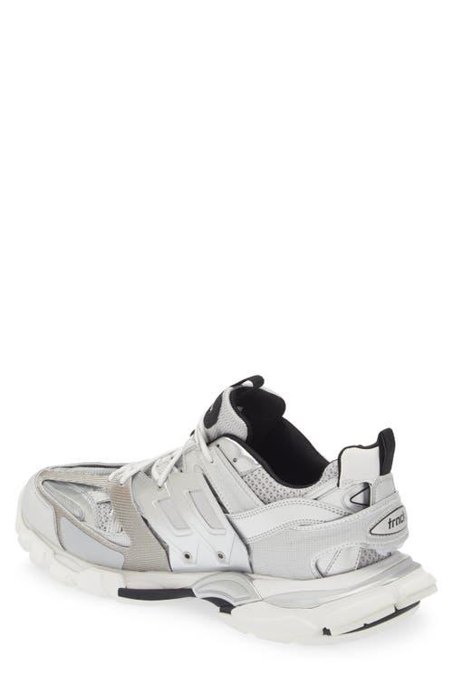 Shop Balenciaga Track Sneaker In Silver/white/black