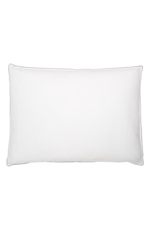 FluffCo Soft Down & Feather Pillow in White