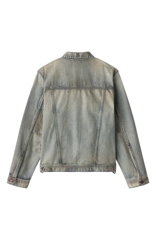 Shop Vayder Oversize Denim Trucker Jacket In Vega