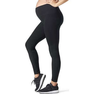 Blanqi Sportsupport Hipster Cuff Contour Support Maternity/postpartum Leggings, Black