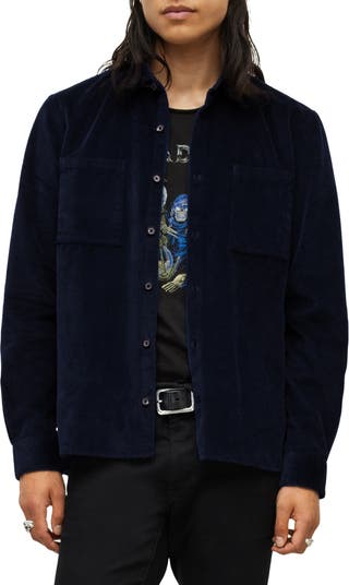 John Varvatos Cole Regular Fit Corduroy Button Up Shirt